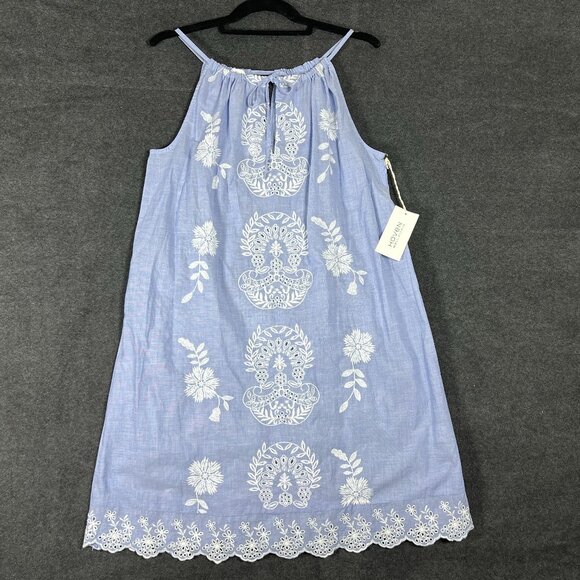 Haven Well Withiin Other - Haven Well WIthin True Cotton Embroidered Floral Sleep Dress M white